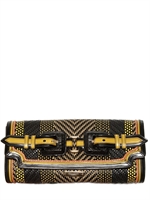 BURBERRY PRORSUM - POCHETTE IN PELLE INTRECCIATA