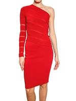 ANTONIO BERARDI - ONE SHOULDER MILANO STITCH DRESS