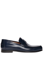 JIMMY CHOO - SMOOTH SHINY KALBSLEDER PENNY LOAFERS
