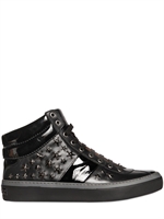 JIMMY CHOO - STERNEN NIETEN NAPPA HOHE SNEAKERS