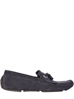 JIMMY CHOO - QUASTE WILDLEDER MOKASSINS