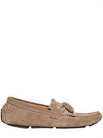 JIMMY CHOO - QUASTE WILDLEDER MOKASSINS