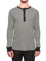 RALPH LAUREN BLACK LABEL - GESTREIFTES BAUMWOLL JERSEY T-SHIRT