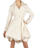 ANTONIO CROCE - WATER RESISTANT NYLON TAFFETA TRENCH COA