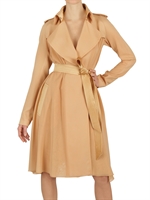 ANTONIO CROCE - SILK CHIFFON TRENCH COAT