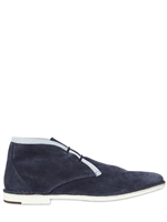 PIERRE HARDY - SUEDE & GROSGRAIN DESERT BOOTS