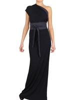 OSMAN - ALCANTARA & VISCOSE JERSEY DRESS