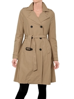 KAI AAKMANN - LIGHT COTTON GABARDINE TRENCH COAT