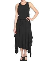 SILENT BY DAMIR DOMA - CREPE SABLE HANDKERCHIEF SKIRT DRESS