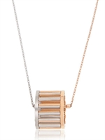 DALL'AVA JOAILLERIE - COLUMN KETTE - SILVER/ROSEGOLD