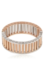 DALL'AVA JOAILLERIE - COLUMN ARMBAND - SILVER/ROSEGOLD