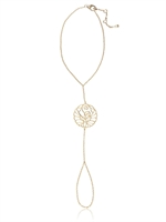 NESSA - BRACCIALE HAND KISS D'ORO