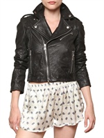 PIERRE BALMAIN - BIKER LEDER JACKE