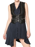 PIERRE BALMAIN - BIKER LEDER WESTE