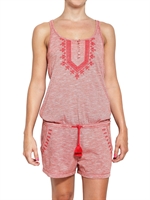 2 TWO - TUTA IN COTONE CON RICAMI
