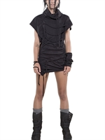 DEMOBAZA - ZIPPED JERSEY DRESS