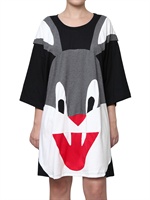 DANIEL PALILLO - BUNNY PATCHWORK JERSEY TEE DRESS