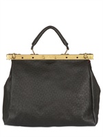 B.FLORENCE - WOVEN LEATHER TOP HANDLE