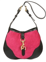 SADDLERS UNION - BORSA IN PELLE E CAMOSCIO - ROSA