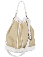 DIVERSO ITALIANO - NATURAL LINEN NATASCIA TOP HANDLE