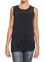 PARRONCHI - TOP JERSEY UND CHIFFON