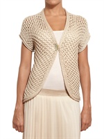 PARRONCHI - MAGLIA IN CROCHET DI COTONE