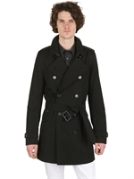 BURBERRY LONDON - DOUBLE BREASTED COTTON TRENCH COAT