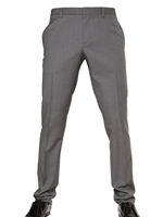 BURBERRY LONDON - FINE HERRINGBONE WOOL TROUSERS