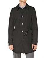 BURBERRY LONDON - SINGLE BREASTED COTTON TRENCH COAT