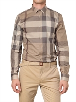 BURBERRY LONDON - BAUMWOLL POPLIN KARIERTES HEMD
