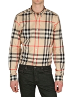 BURBERRY BRIT - KARIERTES BAUMWOLL HEMD