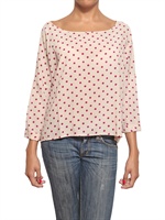 DES PETITS HAUTS - POLKA DOT OVERSIZE T-SHIRT