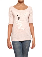DES PETITS HAUTS - SWAN PRINT T-SHIRT