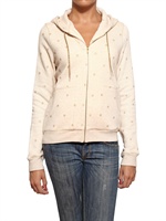 DES PETITS HAUTS - JERSEY PRINT LUREX POLKA DOT SWEATSHIRT