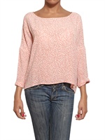 DES PETITS HAUTS - VISCOSE CREPE OVERSIZE T-SHIRT