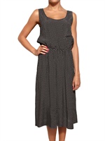 DES PETITS HAUTS - MICRO POLA DOT SATIN DRESS