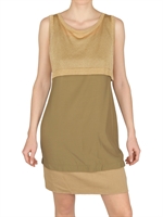 ANIYE BY - TECHNO JERSEY, SATIN AND LUREX DRESS