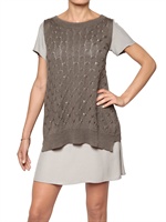 ANIYE BY - VISCOSE CREPE TUNIC DRESS