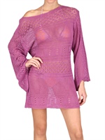 AGOGOA - OVERSIZED COTTON TRICOT DRESS