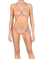 AGOGOA - MICROFIBRE TRIANGLE FLOWER BATHING SUIT
