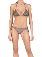 AGOGOA - MICROFIBRE TRIANGLE LASER CUT BATHING SU