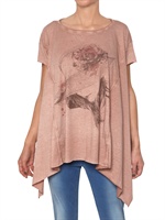 BRIAN DALES - HAT PRINT JERSEY T-SHIRT