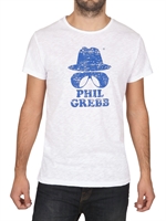 PHIL GREBB - JERSEY FIAMMATO BEDRUCKTES T-SHIRT