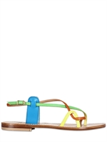 POSITANO - MULTICOLOURED STRAPPY FLATS