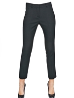 SPACE - PANTALONI ALLA CAVIGLIA IN CREPE CADY