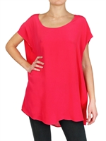 SPACE - CREPE DE CHINE TUNIC TOP