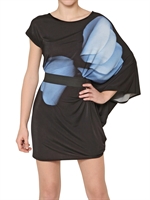 SPACE - FLOWER PRINTED JERSEY DRESS