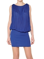 SPACE - PLEATED LIGHT VISCOSE KNIT DRESS