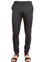 LANVIN - 17CM STRIPED LIGHT WOOL CANVAS TROUSERS