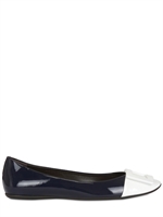ROGER VIVIER - BELLE DE NUIT BICOLOR PATENT FLATS